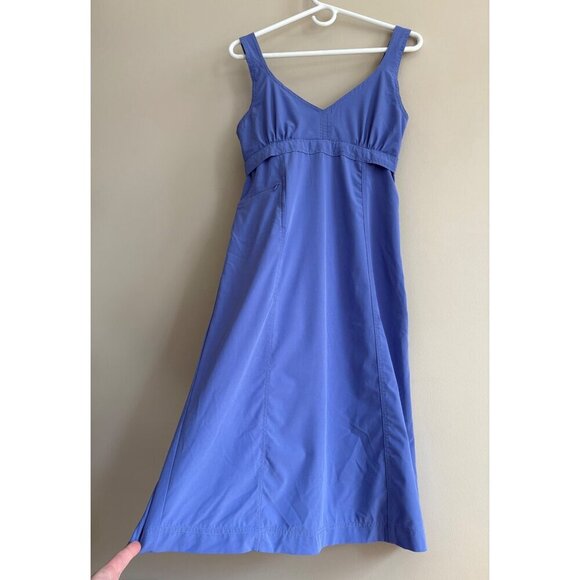 Athleta Periwinkle Purple Casual Sleevless Athleisure Sundress Size 6 TALL - Picture 3 of 12